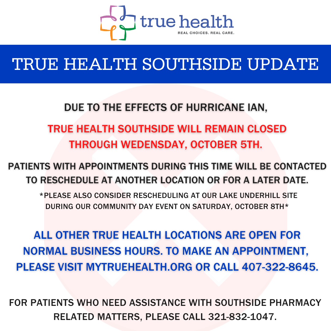 True Health Southside Closure Update
