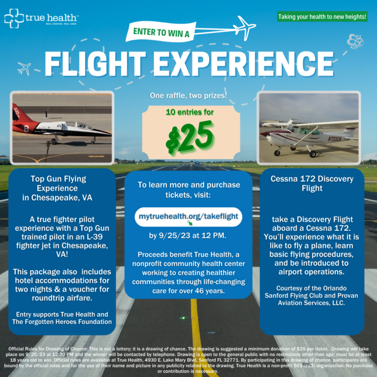 Enter to Win a Flight Experience! ​